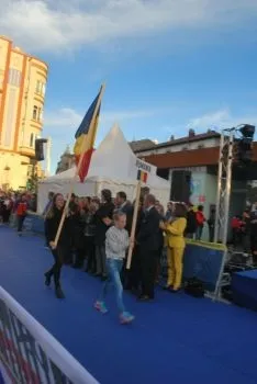 Una imagen de la ceremonia este viernes. /SN