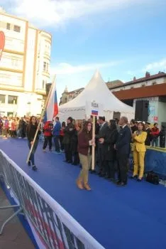 Una imagen de la ceremonia este viernes. /SN