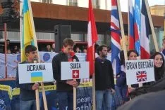 Una imagen de la ceremonia este viernes. /SN