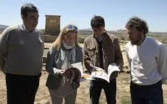 Un momento de la presentación en el yacimiento. /SN