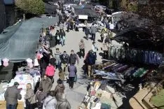 Imagen del mercadillo este jueves 6. /Patricia Lapresta