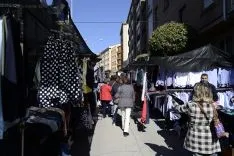 Imagen del mercadillo este jueves 6. /Patricia Lapresta