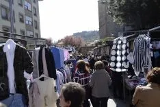 Imagen del mercadillo este jueves 6. /Patricia Lapresta