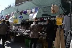 Imagen del mercadillo este jueves 6. /Patricia Lapresta