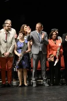 Momentos del acto. /Patricia Lapresta