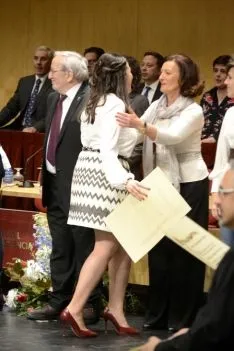 Momentos del acto. /Patricia Lapresta