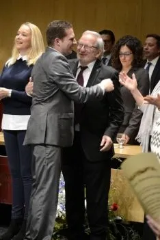 Momentos del acto. /Patricia Lapresta