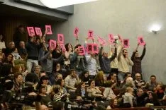 Momentos del acto. /Patricia Lapresta