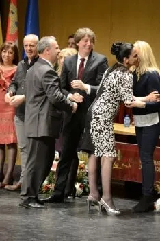 Momentos del acto. /Patricia Lapresta