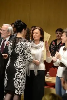 Momentos del acto. /Patricia Lapresta