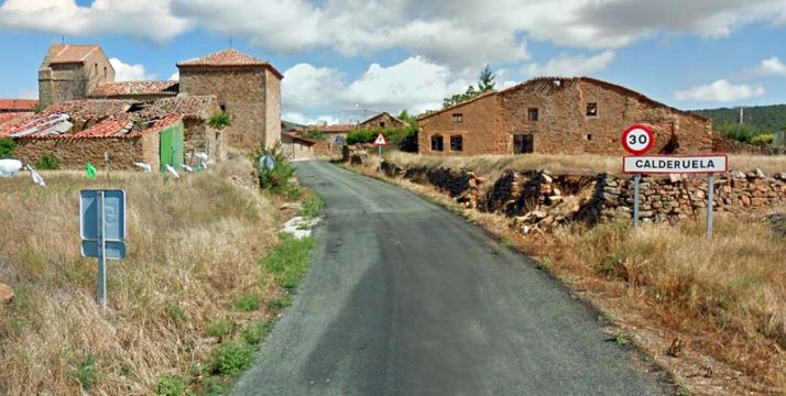 Imagen de la entrada a Calderuela./GM