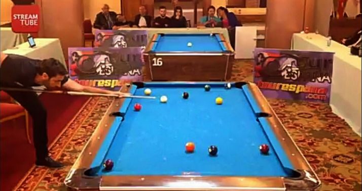 Del Santo, en el torneo de Zaragoza.