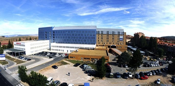 Vista del Hospital de Santa Bárbara, en Soria. /SN