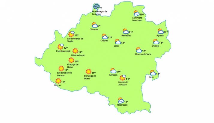 Pronóstico para este miércoles./eltiempo.es