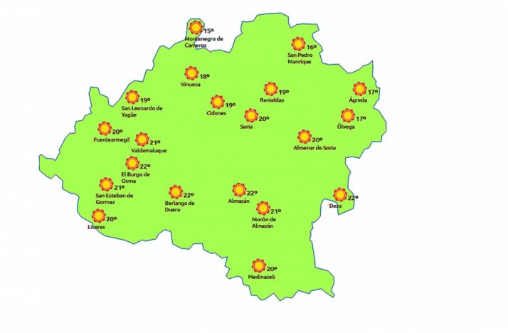 La previsión para este Martes Santo./eltiempo.es