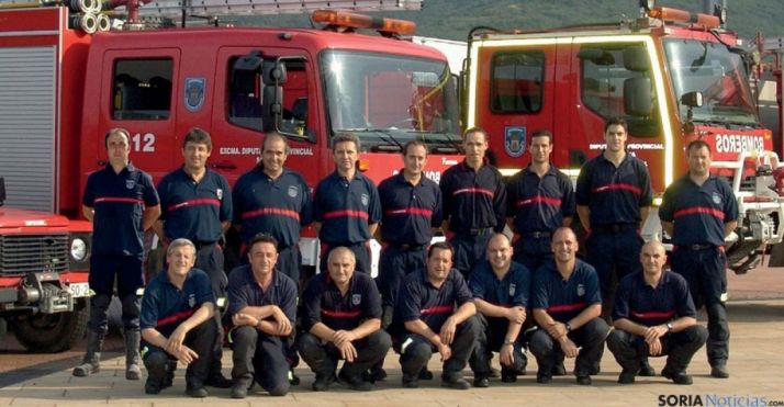 Bomberos de Ólvega. /Archivo.
