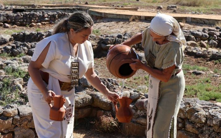 Recreación histórica de Tierraquemada en Numancia. /Archivo.