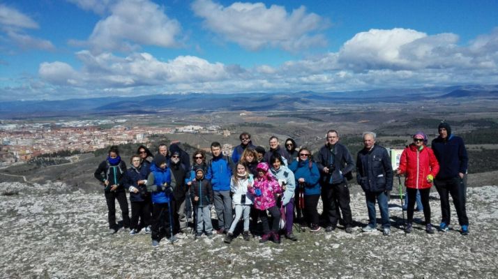 Algunos de los participantes en la ruta