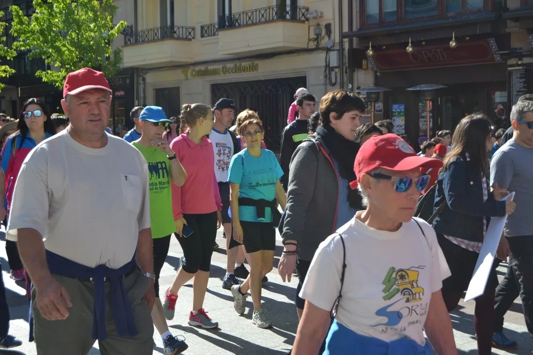 Marcha Popular de ASAMIS a Valonsadero. /SN