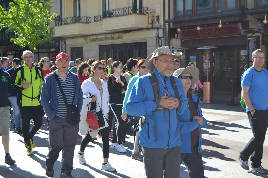 Marcha Popular de ASAMIS a Valonsadero. /SN