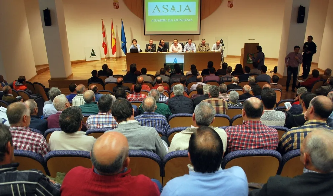 Imagen de la asamblea anual de ASAJA Soria. /SN