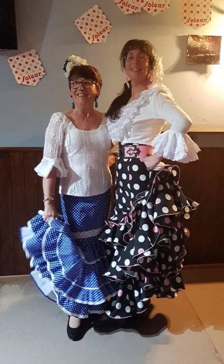 Carmen y Rosa, en segundo lugar./SN