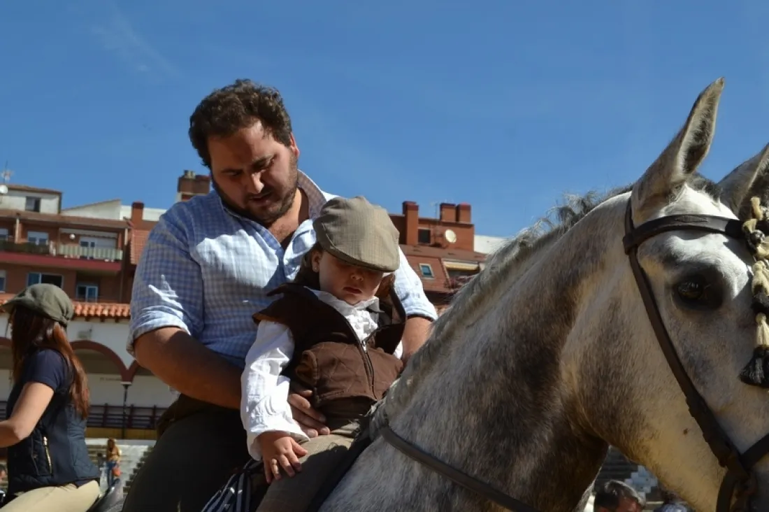 Romería ecuestre a Valonsadero. /SN