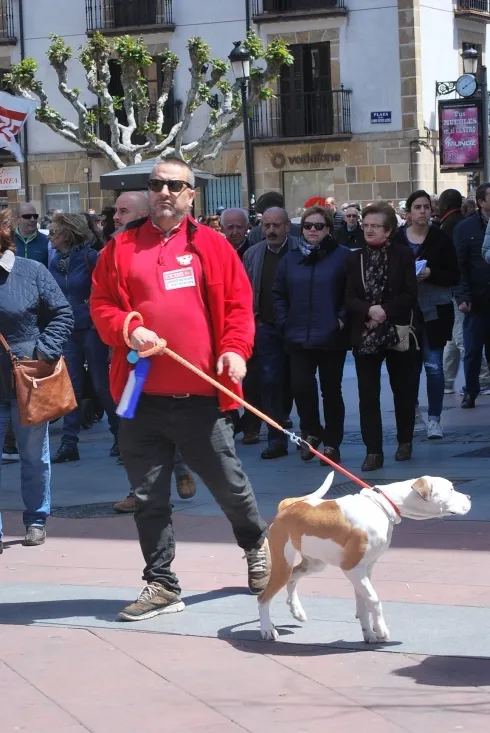 Una imagen de la manifestación este lunes, Primero de Mayo. /SN
