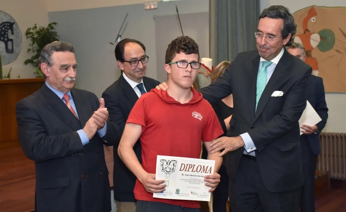 Uno de los premiados, del CEE Santa Isabel./ Jta.