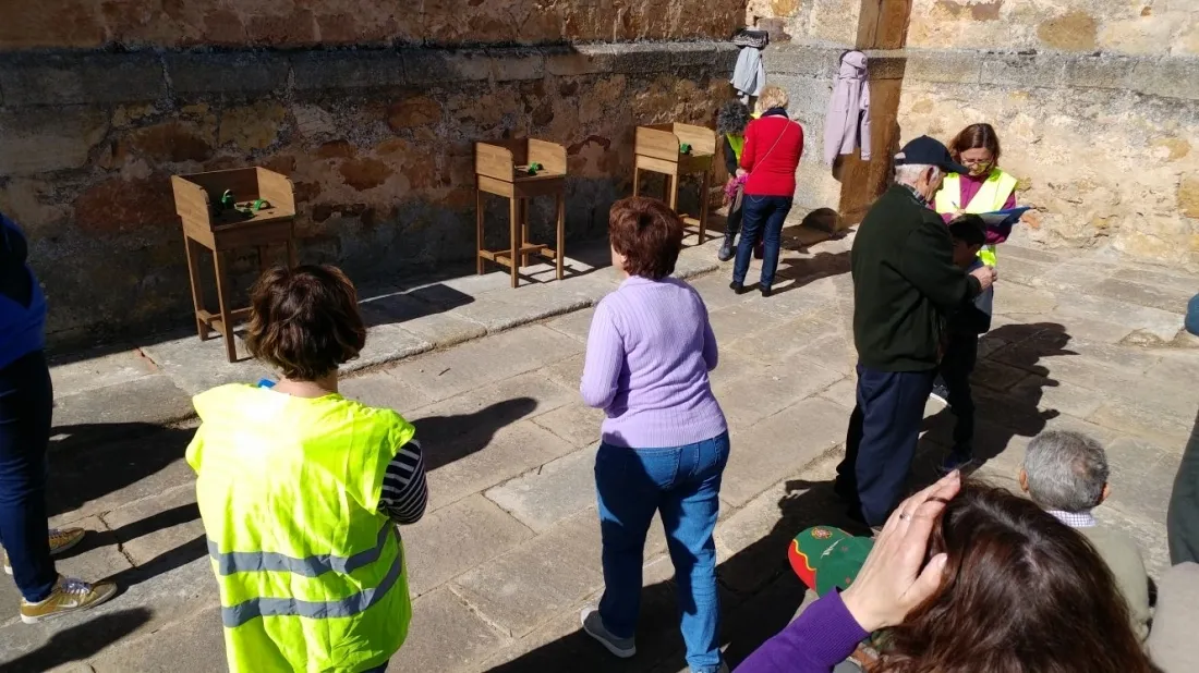 Juegos populares en El Royo, esta tarde. /Dip.