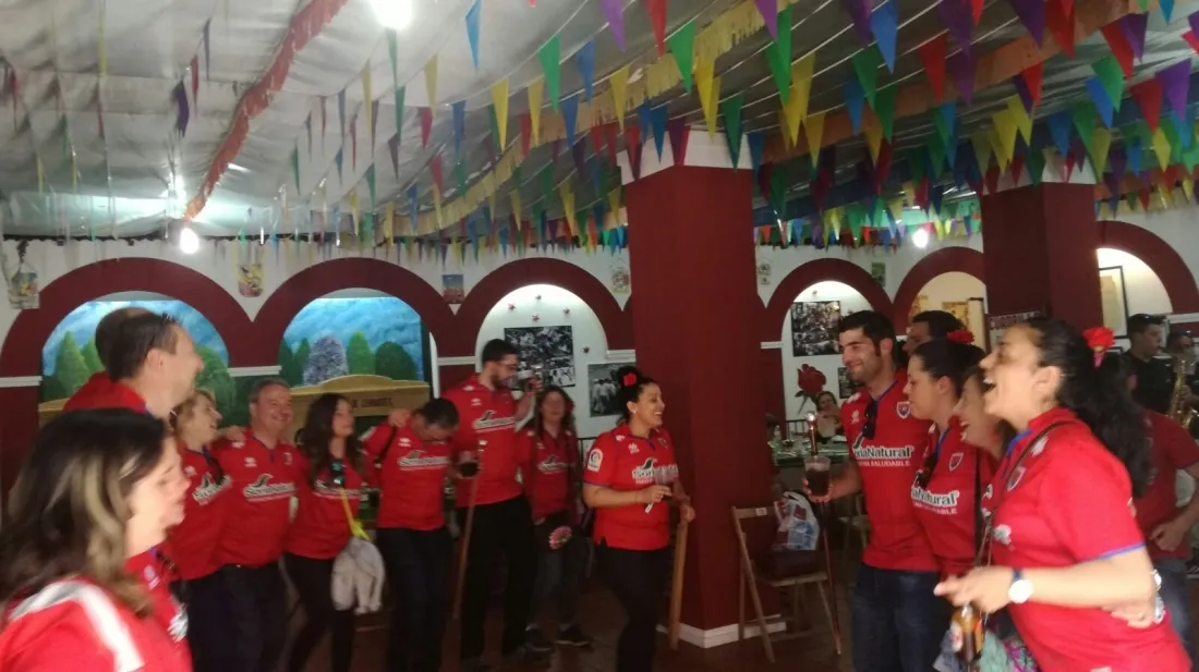 Los jurados acuden al Numancia-Lugo. /SN