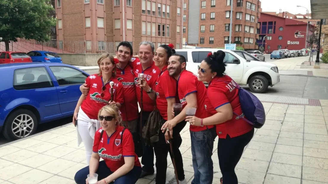 Los jurados acuden al Numancia-Lugo. /SN