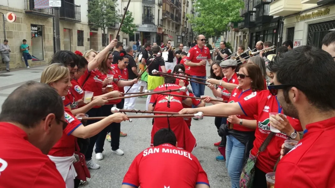 Los jurados acuden al Numancia-Lugo. /SN
