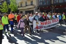 Marcha Popular de ASAMIS a Valonsadero. /SN