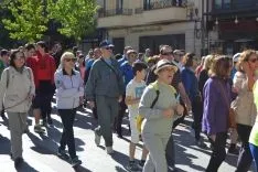 Marcha Popular de ASAMIS a Valonsadero. /SN