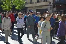 Marcha Popular de ASAMIS a Valonsadero. /SN