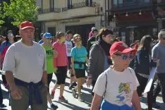 Marcha Popular de ASAMIS a Valonsadero. /SN