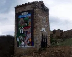 El mural en Sarnago. /AAMS