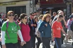 Marcha Popular de ASAMIS a Valonsadero. /SN