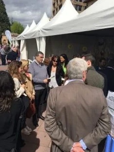 Imagen de la feria en su apertura este viernes. /SN
