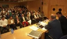 Imagen de la conferencia este miércoles./SN