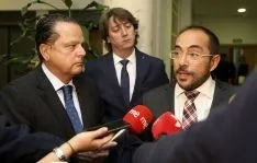 La jornada de este jueves en la Diputación. /SN