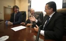 La jornada de este jueves en la Diputación. /SN