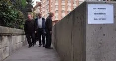 Imagen de la concentración esta tarde. /SN