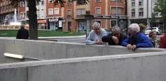 Imagen de la concentración esta tarde. /SN