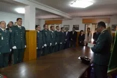 Imagen del acto solemne de aniversario de la Guardia Civil en Soria. /SN