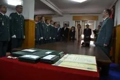 Imagen del acto solemne de aniversario de la Guardia Civil en Soria. /SN