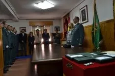Imagen del acto solemne de aniversario de la Guardia Civil en Soria. /SN