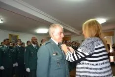 Imagen del acto solemne de aniversario de la Guardia Civil en Soria. /SN