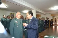 Imagen del acto solemne de aniversario de la Guardia Civil en Soria. /SN